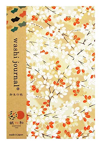 紙TO和 御朱印帳 花シリーズ 蛇腹式 (萩) (Lサイズ(大判))