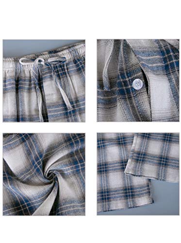 MileyMarla Big Boys Cotton Pajama Lounge Pants Plaid Size 8 10 12 14 164