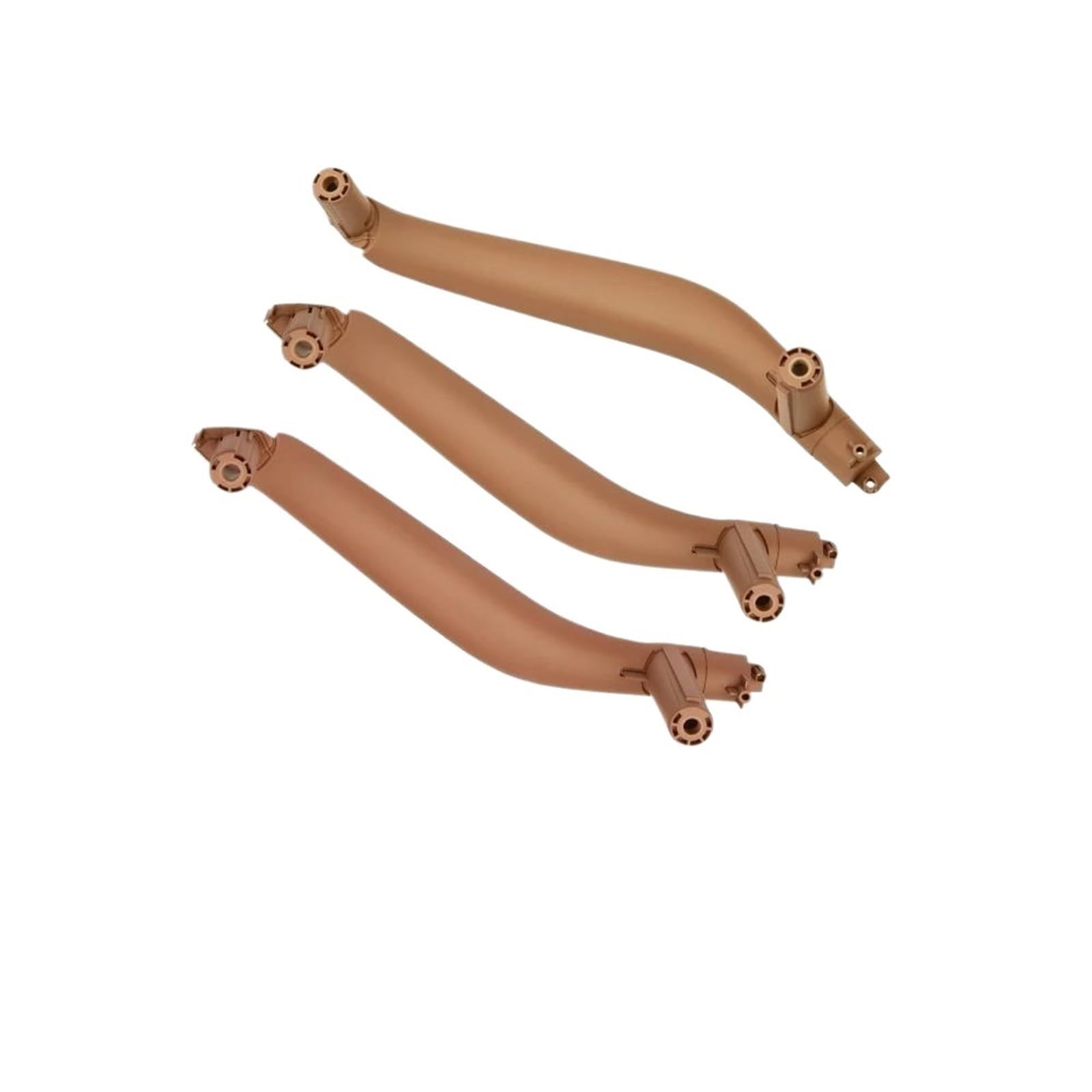 JYUTDW Inner Door Handle Car Inner Door Handle Pull Panel Trim for BMW for X5 X6 F15 F16 2014-2018(RHD Brown)