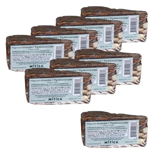 Generic Mitica Fig and Almond Cake Wedges, 150 gr, 8 Pack