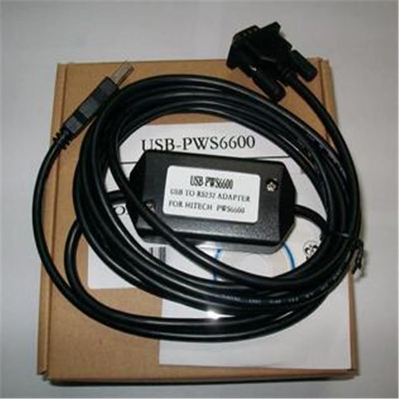 USB-PWS6600 USB interface Adapters for HITECH touch panel PWS6600 series programming download cable (Black)