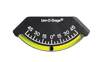 Industrial Lev-o-Gage - Glass Tube Inclinometer and Level Gauge