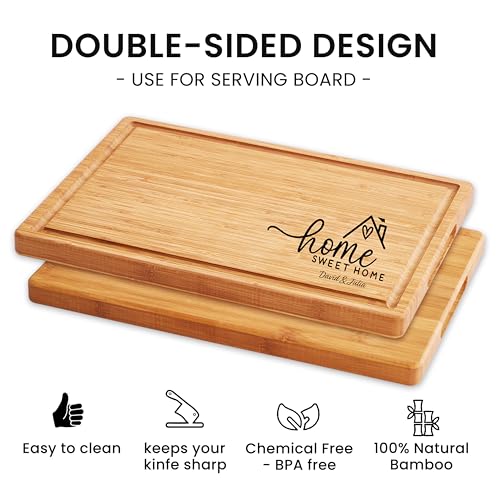 Conjunto personalizado de tabla de cortar con posavasos en bambú miniatura 4