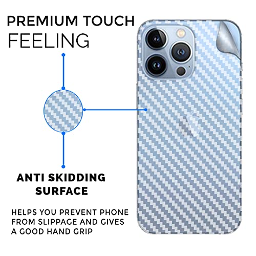 Image of BERRIES (Pack of 2) BACK LAMINATION SKIN COMPATIBLE FOR MICROMAX IN NOTE 2 || 3D CARBON FIBER ULTRA- THIN PROTECTIVE FILM (TRANSPARENT) WITH EASY INSTALLATION KIT