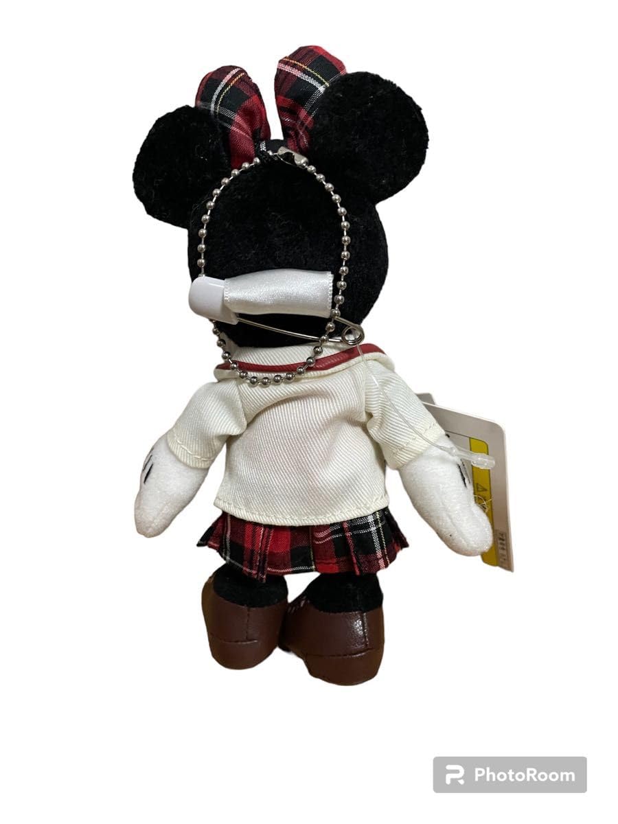 Amazon.co.jp: タグ付き リゾート限定 制服ミニー ぬいぐるみバッジ 
