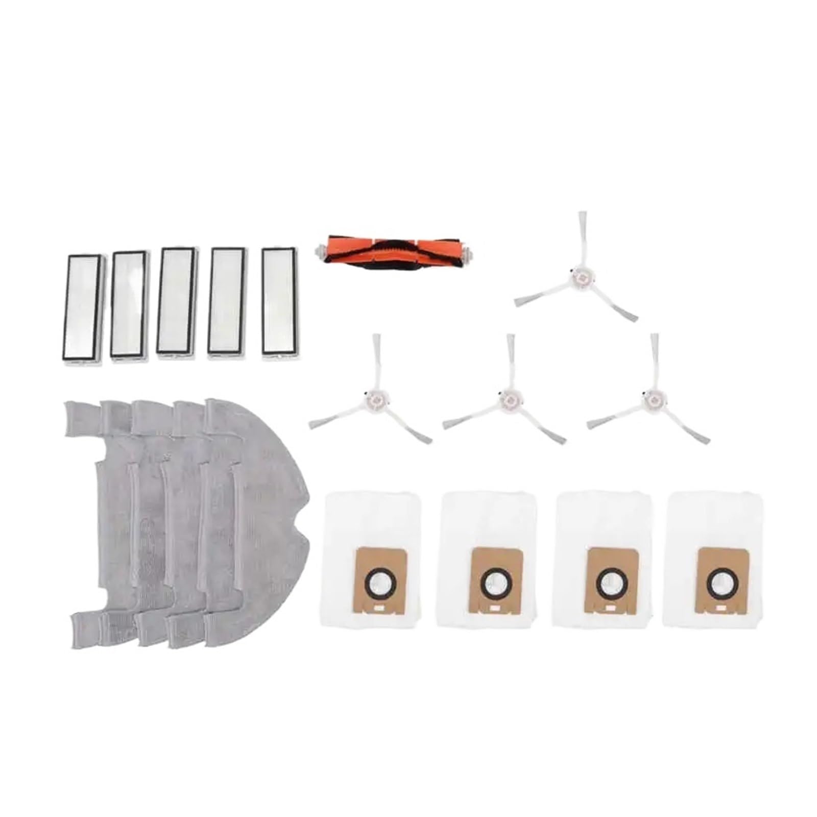 Kit de Accesorios for Robot Aspirador. Compatible con el Cepillo Principal y Lateral del Robot Limpiador Dream L10plus