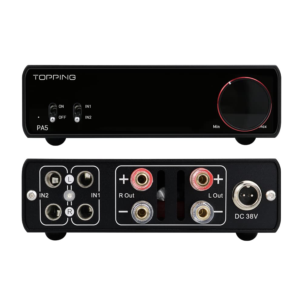 Buy Topping PA5 Fully Balanced Power Amplifer 140w×2 TRS×2 Input Speaker Terminal Output Class D