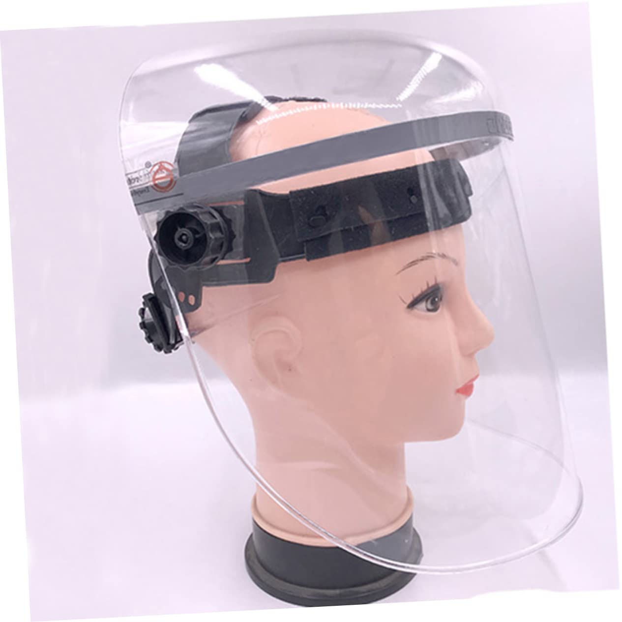 Visière de Protection Faciale Tête 1 Pièce Pmma Anti-Projections | Résistant à L'huile, Résistant à Chaleur, Déflecteur de Prévention Cuisine et Course