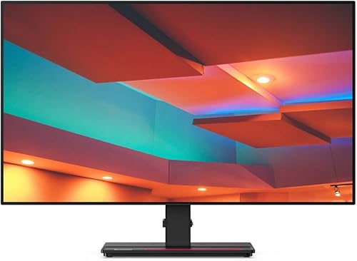Lenovo ThinkVision P27h-20 Monitor LCD WQHD WLED de 27 pulgadas - 169 - Negro Raven - Clase de 27" - Tecnología de conmutación en el plano (IPS) -