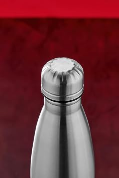 Cooker 500 ml Paslanmaz Çelik Termos, Çift Kat Yalıtım, 6 Saat Sıcak & 12 Saat Soğuk, Sızdırmaz Kapak, Gri