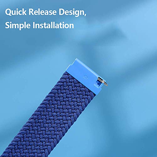 Leishouer Gevlochten Solo Loop band Compatibel Voor Samsung Galaxy horloge 3 45mm/46mm/Gear S3 Armband Voor Huawei… - Image 6