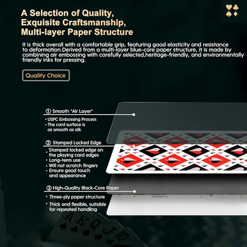 2 Cartas de Poker con Numeros Grandes para Baja Vision miniatura 4