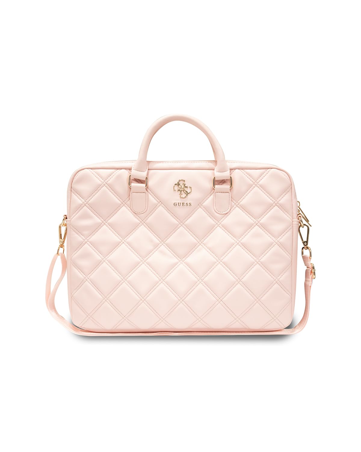 CG MOBILE Guess GUCB15ZPSQSSGP - Bolso acolchado de 16", color rosa, Rosa.