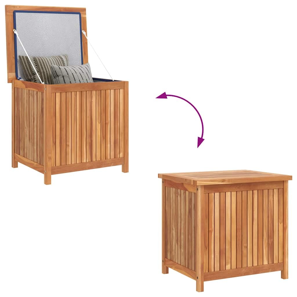 Boîte de rangement de jardin 60x50x58 cm Bois de teck solide