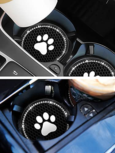 2PCS Portavasos de Gato para Auto en Silicona Antideslizante miniatura 5