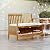 Outsunny Outdoor Bench with Storage Box, 28 Gallon Outdoor Storage Bench, Acacia Wood Garden Seat with Cushion, 2 Seater Patio Furniture for Park, Balcony, Teak