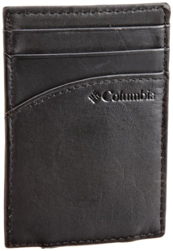 Columbia Leather Wallets for Men - Smart Slim Thin Minimalist Travel Front Pocket