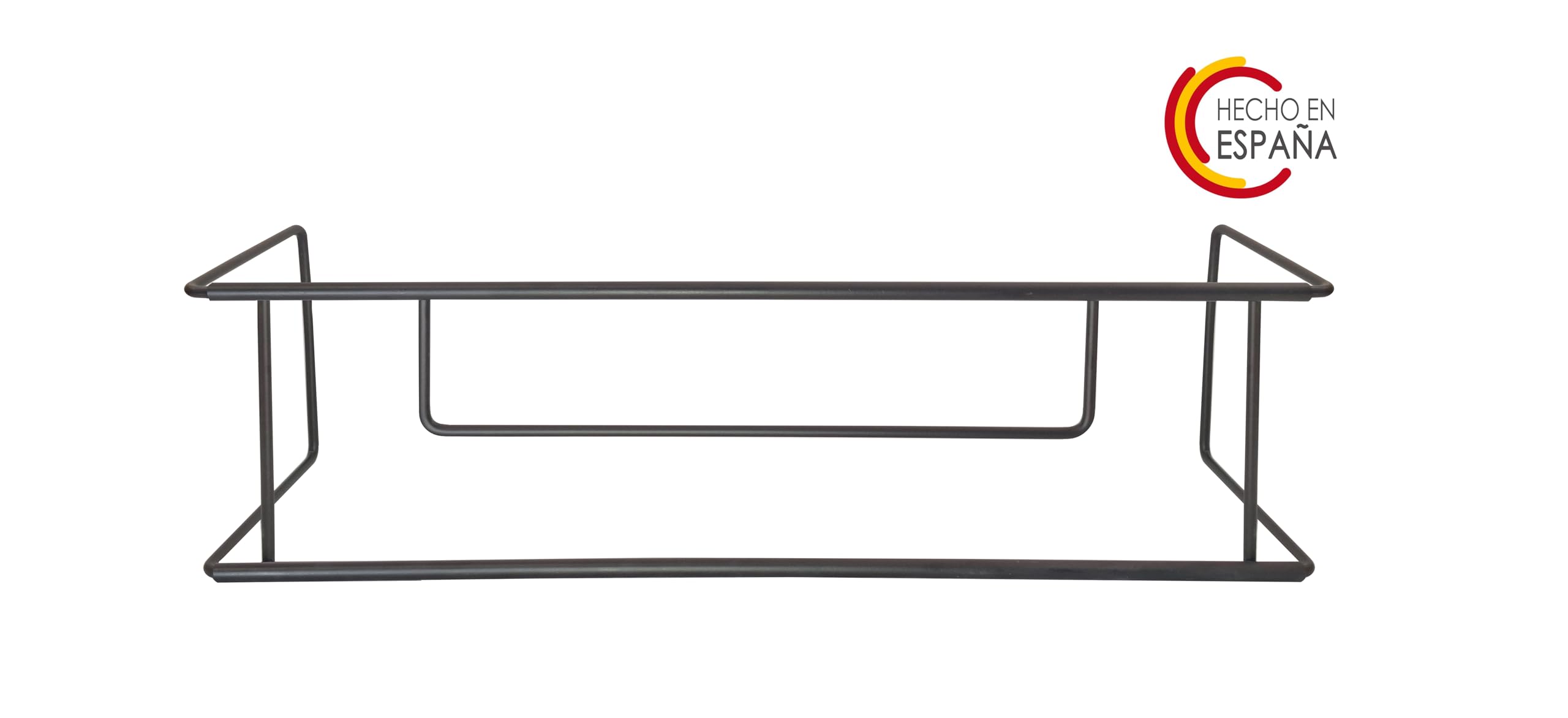 Balconcillo para Macetas, Portamacetas Ventana, Protector de macetas Ventana, Extensible 62-101 cm, Acero Lacado, Negro Mate | Incluye Tornillería