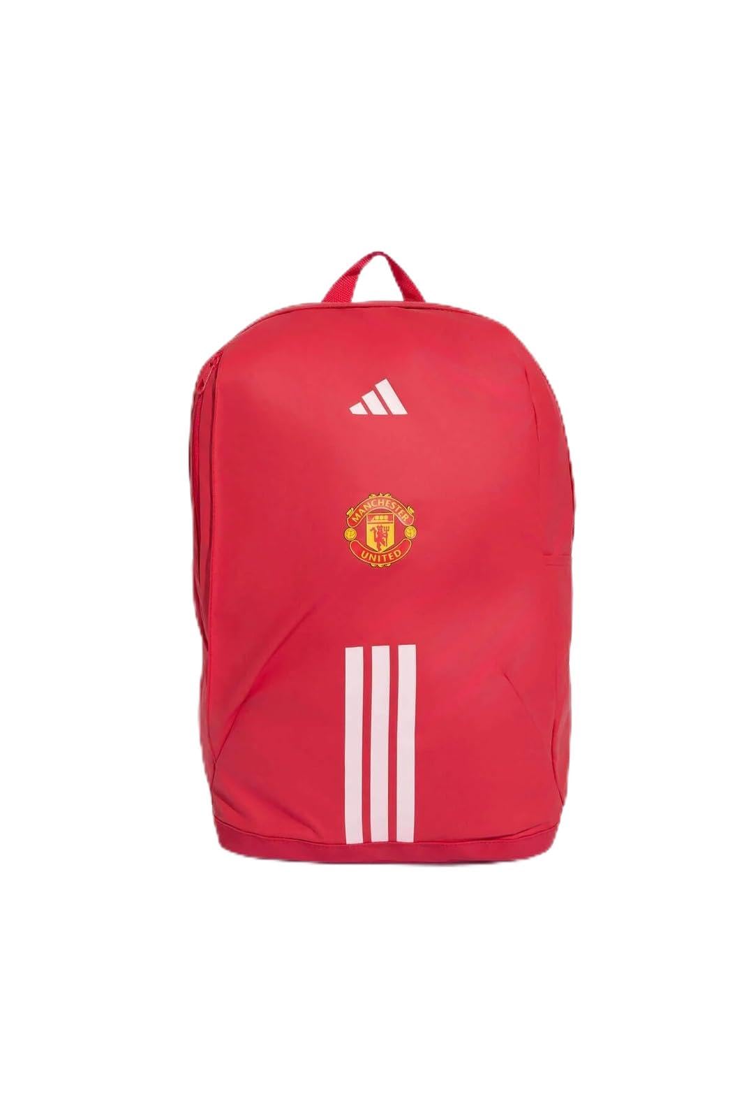 adidas Unisex adulto Manchester United Backpack, mufc red/white, One Size