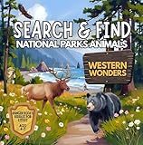 Search & Find National Parks Animals: Western Wonders (Riddles for Littles) (English Edition)