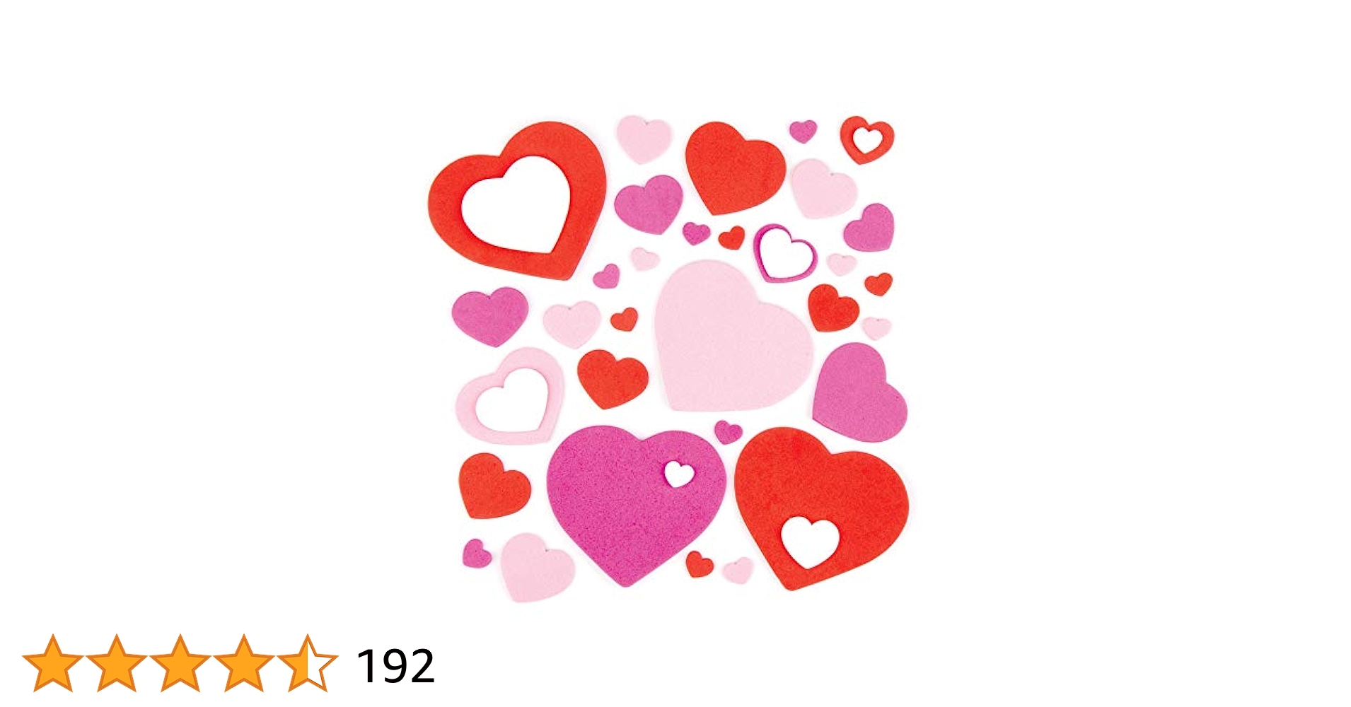 Baker Ross AX713 Hju00e4rtformade Kristallhu00e4ngen - Paket Med 12, Mosaikfu00e4rg Baker Ross AX713 Hju00e4rtformade Kristallhu00e4ngen - Paket Med 12, Mosaikfu00e4rg
