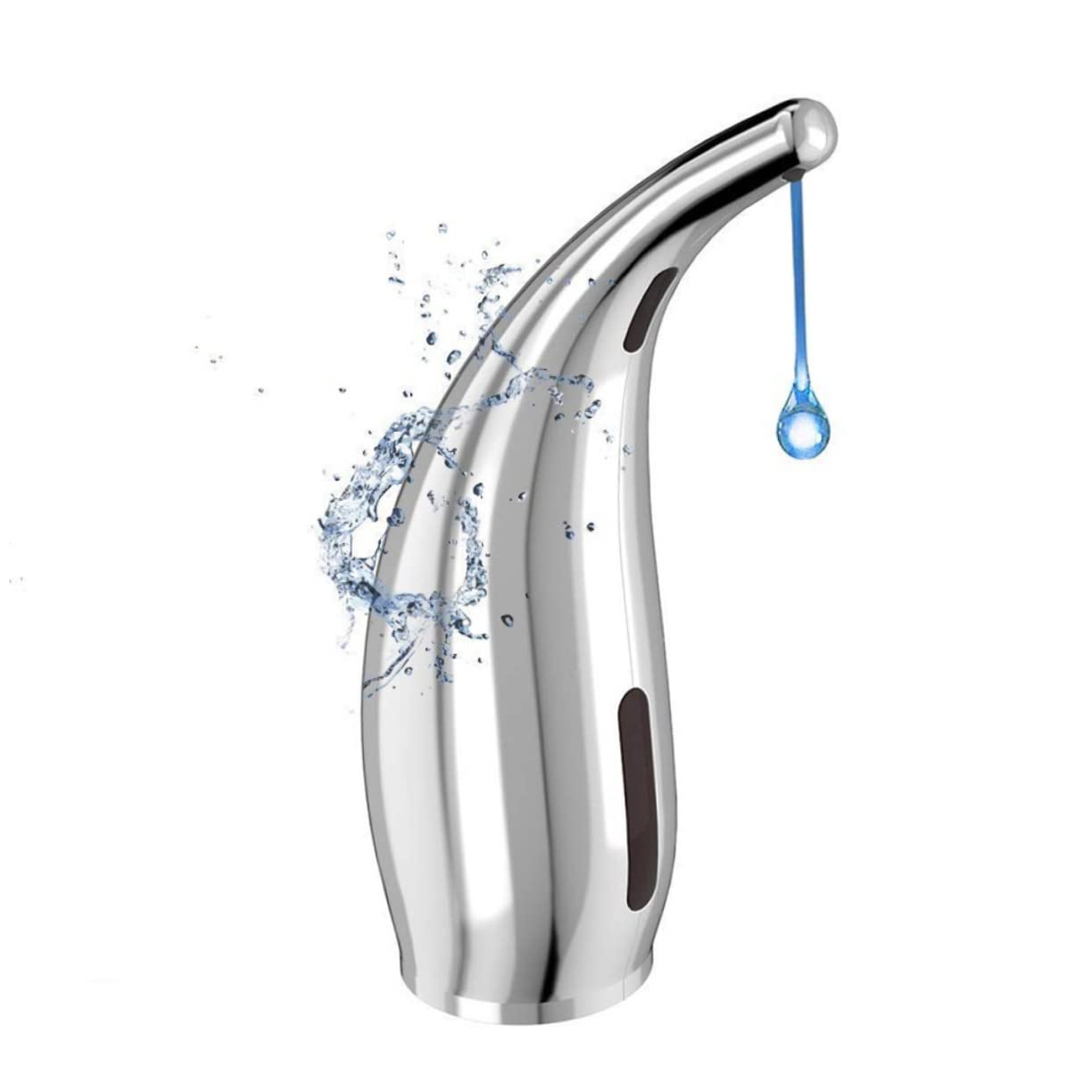 Dispensador de Jabón Líquido Abs sin Contacto Sensor de Movimiento, Manos Libres, 300ml, para Cocina y Baño
