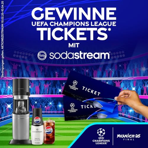 SodaStream elektrischer Wassersprudler E-DUO mit Quick-Connect CO2-Zylinder| inkl. 1x 1L Glasflasche und 2x 1L FUSE Kunststoffflasche (spülmaschinengeeignet) | Farbe: Titan
