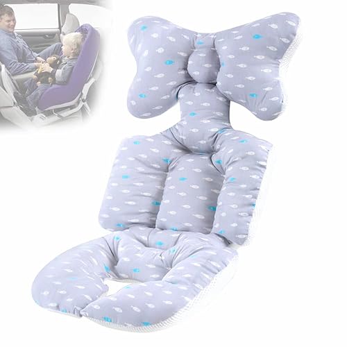 Jitejoe Almohadilla de asiento de bebé, forro universal de malla de aire 3D transpirable para silla alta para bebé, acolchado suave, portabebés,