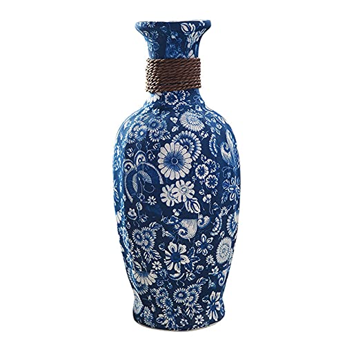 fanquare-Ceramic-Decorative-Vase-Handmade-Modern-Floral-Vase-Home-Office-Accessories-Height-98 fanquare Ceramic Decorative Vase Handmade Modern Floral Vase Home Office Accessories Height 98