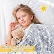 Bibykivn Einhorn Decke Kuscheldecke Kinder - Decke Leuchtet im Dunkeln, Flauschig Kinderdecken, Sofadecke für 1-10 Jährige Mädchen und Jungen, Weiche Wohndecke für Geschenk (Weltraum, 100 x 150cm)