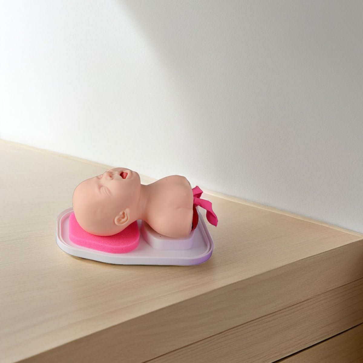 Modelo de Intubación 1 Pieza Pvc Simulación Oral Nasal Infantil