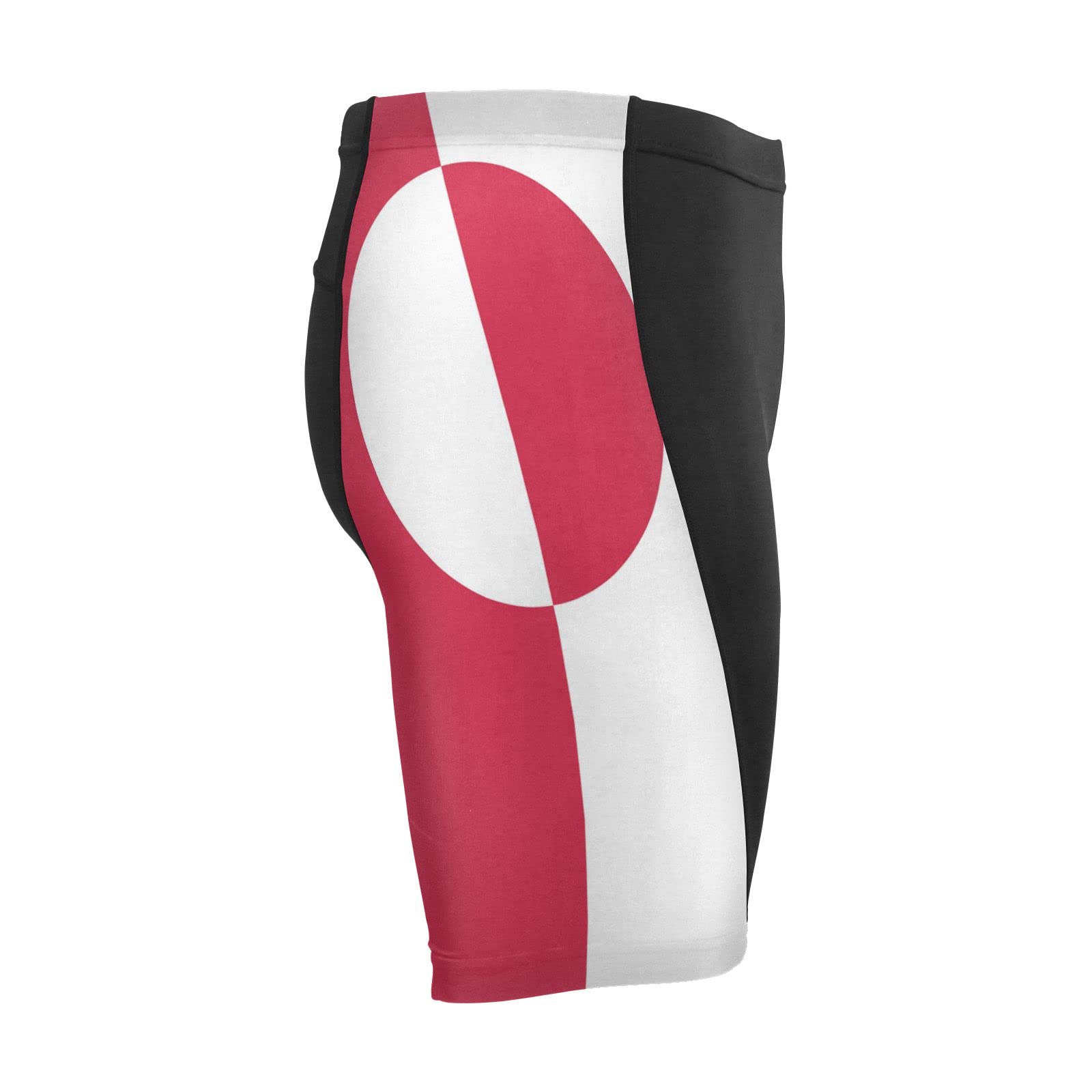 Greenland Flag Men's Bike Shorts Padded Cycling Bicycle Biking Shorts Tight Multicolor