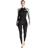 Dive Skin Full Body Rash Guard for Women Men Swimsuit Wetsuit Sport Skin Front Zipper One Piece for Diving Surfing Kayaking