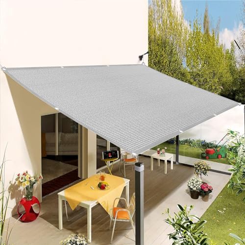 Red de sombra jardín toldo rectangular transpirable de 40 x 400 cm exterior 3