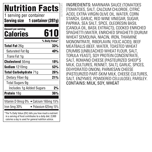 Amazon Kitchen Spaghetti, Beef Meatballs & Marinara Sauce thumb #4