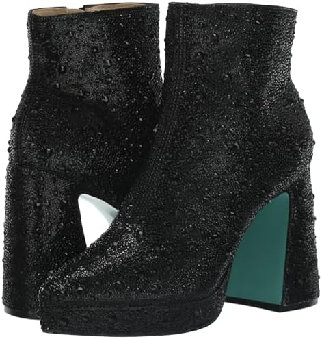 Betsey Johnson Women's Della Ankle Boot, Black, 7 | Image 6
