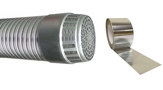 AMPEREUS 4-inch Chimney Exhaust Pipe AMPEREUS 4-inch Chimney Exhaust Pipe