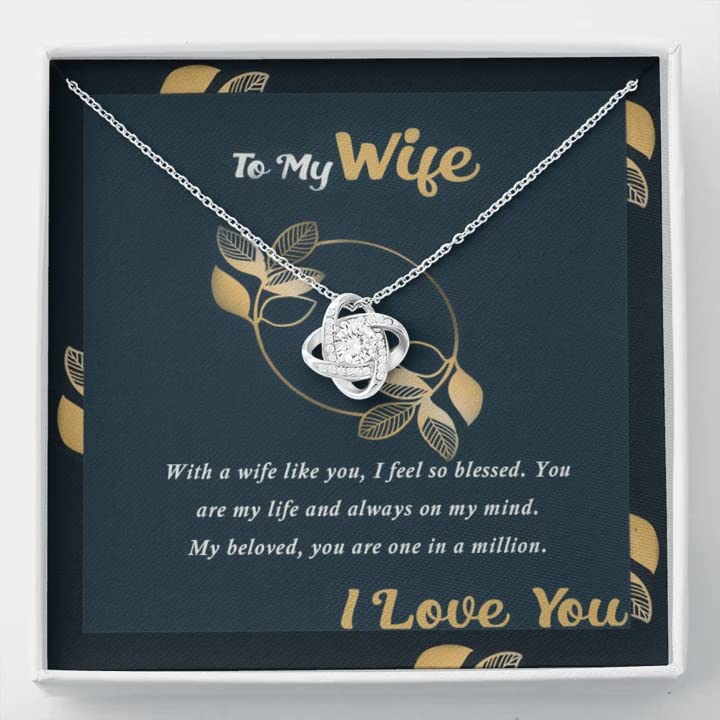 FABUNORA 925 Sterling Silver Chain Pendant & Love Knot Necklace Best Gangaur Gift For Wife, Pendant For Women With Message Card Standard Box (B0BXL4L93P) Amazon Price History, Amazon Price Tracker