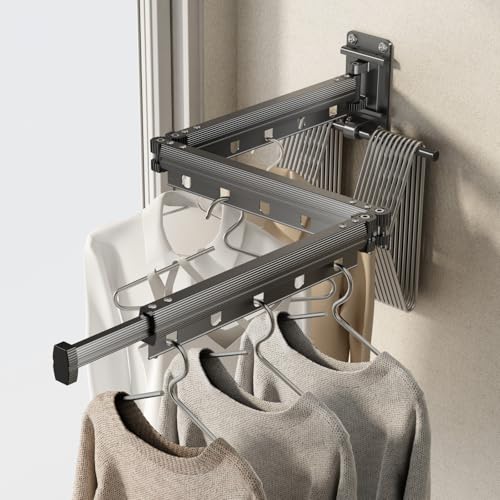 El Mejor Listado de secadora ropa los 5 más buscados. 41 Tofaney Tendedero Plegable para Ropa Capacidad de Carga 35KG,con 15 Agujeros,Ángulo Ajustable 360°,Estante de Ropa Retractil para Ahorro de Espacio,para...