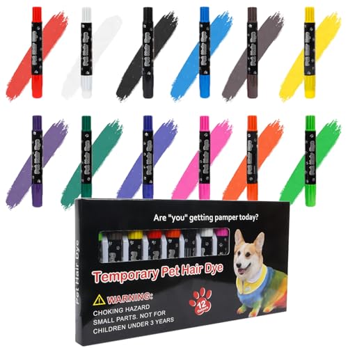 Colorant pour chien lavable et vif pour le soin des chiots en fête