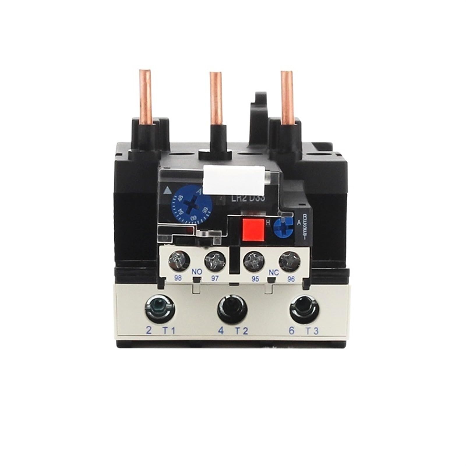 JGNAYRKJQI JR28-95 Thermal Overload Relay LR2D33 Adjustable Thermal Relay Electric Relays 23-32A 30-40A 37-50A 48-65A 55-70A 63-80A 80-93A(55-70A)