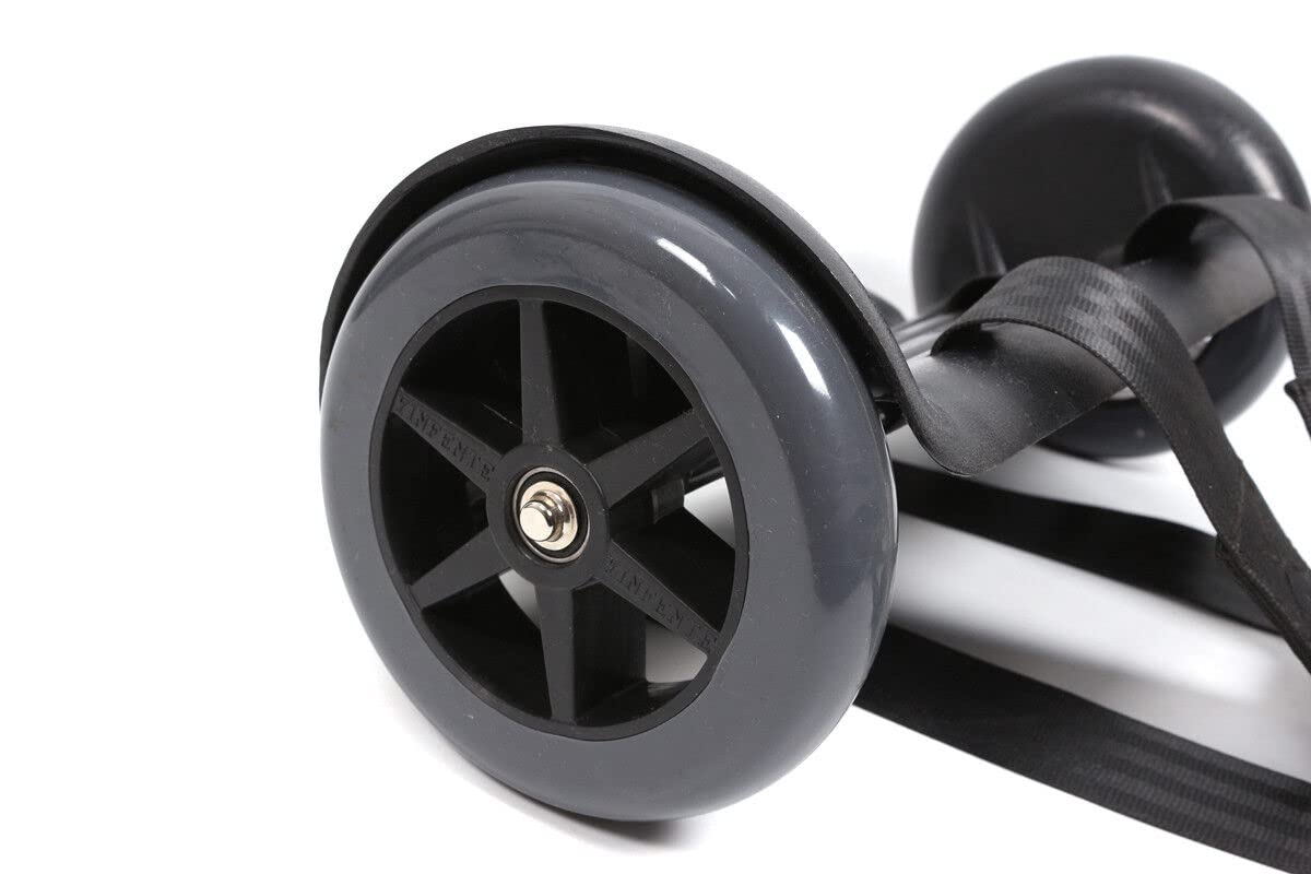 WUQIMUSC Carrello verticale per contrabbasso con ruote resistenti e cinghia regolabile, strumenti per bassi, dimensioni da 1/10 a 4/4, facile da trasportare
