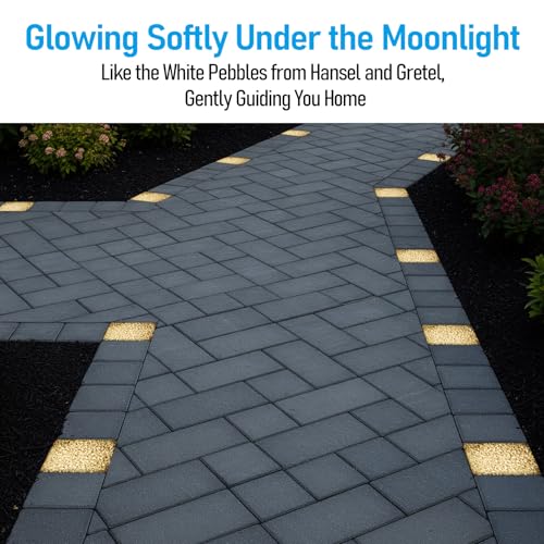 Image of LEONLITE 4-Pack Paver Light 6x9 Inch 5CCT Brick Lighting for Pavers