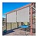 KKCF Persianas Enrollables Protección Solar, Jardín Exterior Balcón Terraza Toldos Translúcidos con Ojales, 85% Resistente Rayos UV, Kit Cortina Pantalla Privacidad