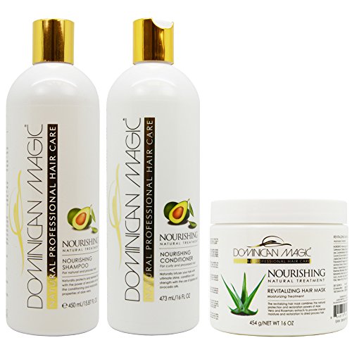 Dominican Magic Nourishing Shampoo & Conditioner & Revitalizing Hair Mask"Set"