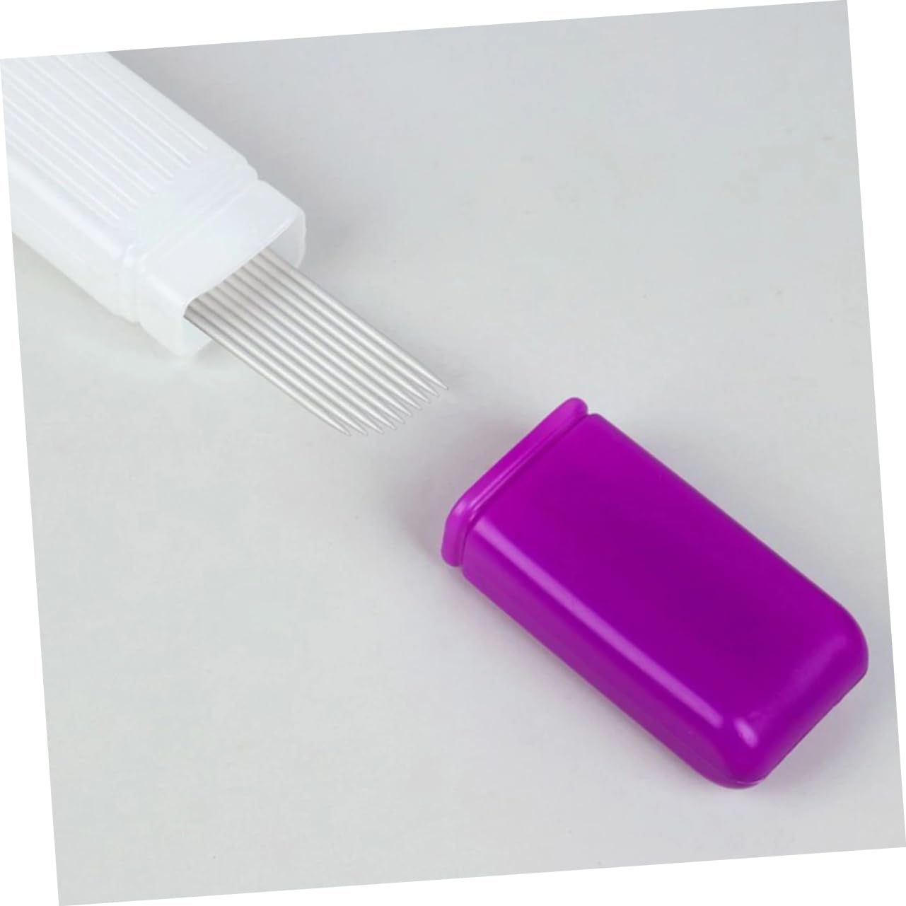 OSALADI 2pcs Knitting Tool Box Storage Tube for Needles Sewing Needle Kit Colorful Organizer