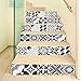 6 pièces/13 pièces ensemble gris géométrique simple escalier autocollants décoratif PVC auto-adhésif maison étanche mur autocollants étape autocollants -18cmX100cmX13pcs