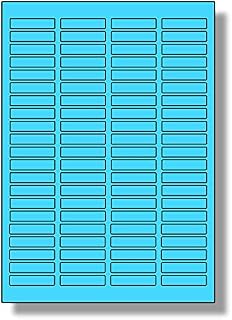 84 Per Page/Sheet, 5 Sheets (420 Sticky Labels), Label Planet® White Blank Matt Self-Adhesive A4 Address/Price-Marker Stickers, Printable With Laser or Inkjet Printer, UK LP84/46, 46 x 11.1 MM, FOR JAM FREE PRINTING, Price Labelling