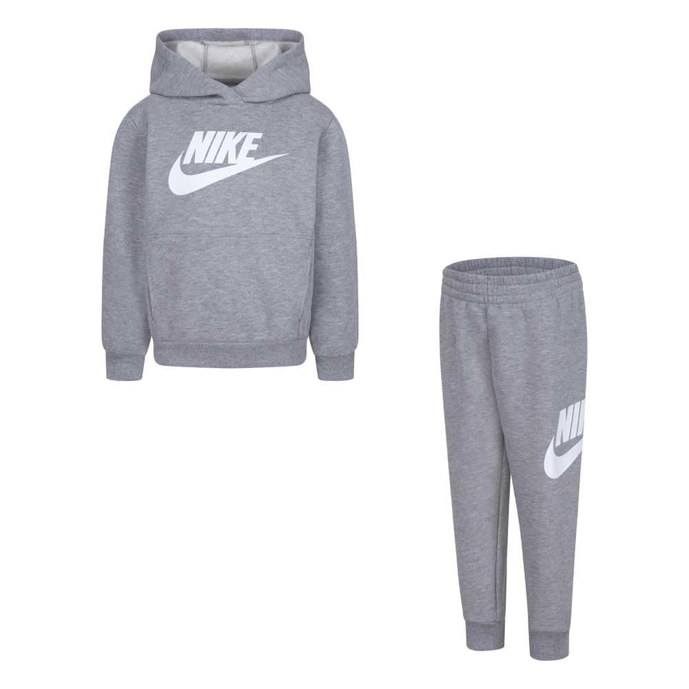 Nike Mono de Niños Club Fleece Gris Talla 3-​4 A Código 86L135-​042, gris/​blanco, 3 años