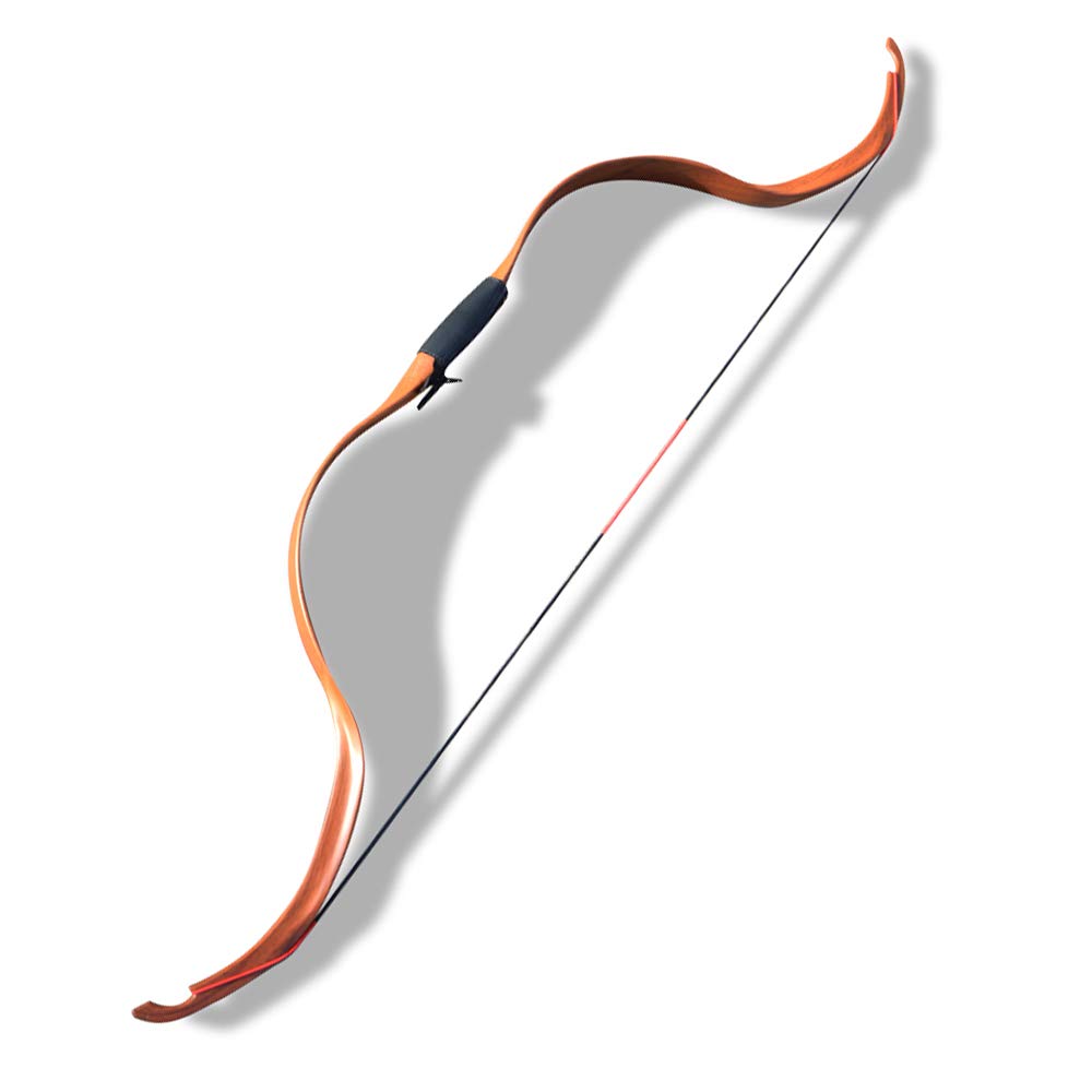 Takedown Arc Classique 20lbs Arc Long Traditionnel en Bois Chasse Adulte Débutant Tir Cible